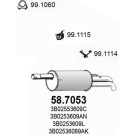 Endschalldämpfer | SKODA,VW 96 | 58.7053