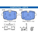 Bremsbelagsatz Bmw T. 5/6/7 2.0-4.4 09- Keramik | 13.0470-2716.2