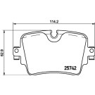 BREMBO Bremsklötze HA | JAGUAR F-Type 12 | P 36 033