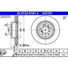 Bremsscheibe | 24.0132-0161.2