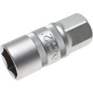 BGS Zündkerzen-Einsatz mit Magnet, Sechskant | Antrieb Innenvierkant 12,5 mm (1/2"""") | SW 21 mm | 2463