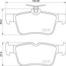 BREMBO Bremsklötze HA | FORD Galaxy, Kuga, Mondeo, S-Max 12 | P 24 175