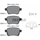 Bremsbelagsatz Opel T. Adam/Corsa 1.0-1.6 14 | 2222001