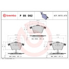 BREMBO Bremsklötze VA | FORD Galaxy SEAT Alhambra VW 96-10 | P 85 062