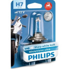 H7 12V 55W PX26d WhiteVision Ultra Moto 1st. Blister Philips | 12972WVUBW