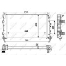 NRF Motorkühler | 53990