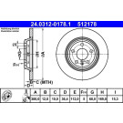 Bremsscheibe Vw T. A4/A5/A6/A7/Q5 08- Power Disc | 24.0312-0178.1