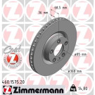 ZIMMERMANN Bremsscheibe | 460.1575.20