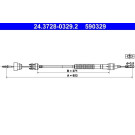 Seilzug, Kupplungsbetigung | 24.3728-0329.2