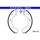 ATE Bremsbacken | 03.0137-0416.2