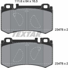 Bremsbelagsatz Db P. C209/W211/W220/R230 02-12 | 2347801