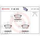 BREMBO Bremsklötze HA | HONDA Accord 08 | P 28 072X