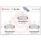 BREMBO Bremsklötze Xtra VA | HONDA Civic 99 | P 28 034X