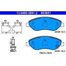 Bremsbelagsatz, Scheibenbremse | 13.0460-3841.2