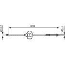 Handbremsseil | FORD Focus 01 | 1987482121