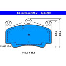 Bremsbelagsatz Porsche S. 911 3,6-3,8 00-12 | 13.0460-4999.2