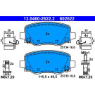 Bremsbelagsatz, Scheibenbremse | 13.0460-2622.2