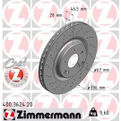 ZIMMERMANN Bremsscheibe | 400.3624.20