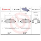 BREMBO Bremsklötze VA | CITROEN Jumpy FIAT Scudo PEUGEOT 07 | P 61 096