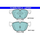 Bremsbelagsatz Bmw S. E70/E71 X5/X6 08- Keramik | 13.0470-7231.2