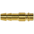 SW-Stahl Druckluft Stecker DN7,2 | mit Schlauchtülle 6 mm innen | 25088L