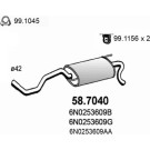 Endschalldämpfer | VW Polo 94 | 58.7040