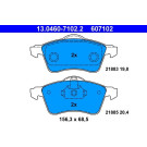 Bremsbelagsatz Vw P. T4 1,9-2,5 Tdi/2,0-2,8 90-03 | 13.0460-7102.2