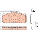 Bremsbelagsatz Man P./T. Tga 00 | GDB5086