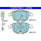 Bremsbelagsatz Citroen P. C5 1,6-2,0 08- Keramik | 13.0470-7252.2