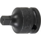 BGS Kraft-Steckschlüssel-Adapter | Innenvierkant 10 mm (3/8"""") - Außenvierkant 6,3 mm (1/4"""") | 171