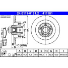 Bremsscheibe | 24.0111-0181.2