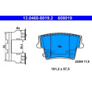 Bremsbelagsatz, Scheibenbremse | 13.0460-8019.2