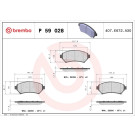 BREMBO Bremsklötze VA | OPEL Sintra 96-99 | P 59 028