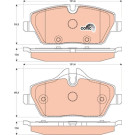 Bremsklötze VA | MINI Clubman 06 | GDB1870