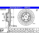 Bremsscheibe | 24.0134-0111.1