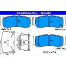 Bremsbelagsatz, Scheibenbremse | 13.0460-5782.2
