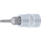 BGS Bit-Einsatz | Antrieb Innenvierkant 6,3 mm (1/4"""") | T-Profil (für Torx) mit Bohrung T8 | 2356