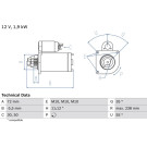 Starter | CITROEN,PEUGEOT | 0 986 025 470