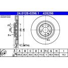 Bremsscheibe | 24.0128-0296.1