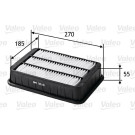 VALEO Luftfilter | 585161