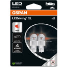 OSRAM W16W LEDriving SL Red Rot 12V Blister 2 Stück