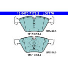 Bremsbelagsatz Bmw S. 5 03-10 Keramik | 13.0470-7176.2