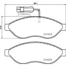 BREMBO Bremsklötze VA | CITROEN Jumper,FIAT,PEUG Boxer 06 | P 23 143