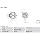 Lichtmaschine | FORD | 0 986 083 620