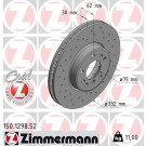 Bremsscheibe VA Sport | BMW X3,X5 00 | 150.1298.52