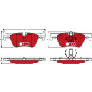 Bremsklötze HA DTEC | BMW F20 (1er),F30 (3er) 11 | GDB1919DTE