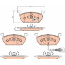 Bremsklötze VA | AUDI,SEAT,SKODA,VW Golf 12 | GDB2080