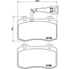 BREMBO Bremsklötze VA | SEAT Leon 99-06 | P 85 104