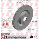 ZIMMERMANN Bremsscheibe | 250.1387.20