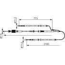 Handbremsseil | OPEL Insignia 08-17 | 1987482806